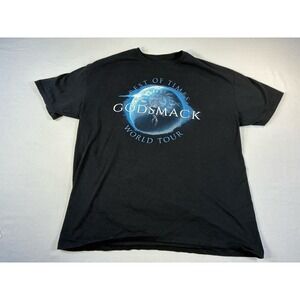 Godsmack Shirt Mens XXL Black Best of Times World Tour 2023 Rock Concert Tee